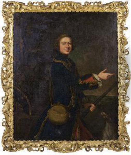 Portrait Of Sir Edward King Oil Painting - Robert Hunter