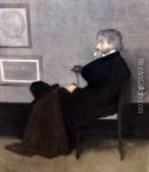 Portrait Of Thomas Carlisle Oil Painting - James Abbott McNeill Whistler