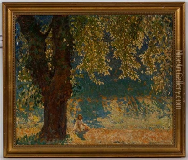 The Mulberry Tree Oil Painting - Daniel A. Veresmith