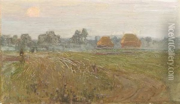 Evening Mists Oil Painting - Walter Frederick Osborne
