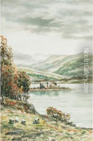 In Argyleshire Oil Painting - John Hamilton Glass