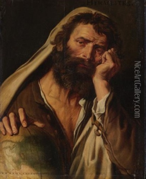Heraclitus Oil Painting - Abraham Janssens