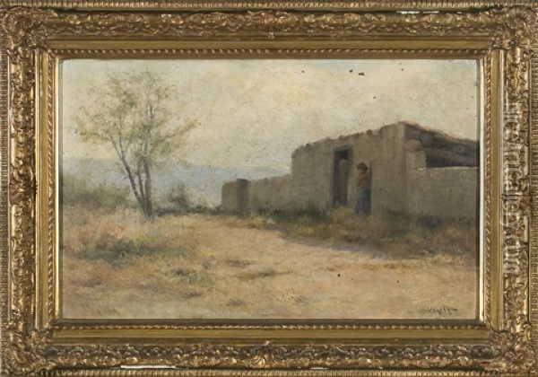 Vista Rural Oil Painting - Ricardo Urgell