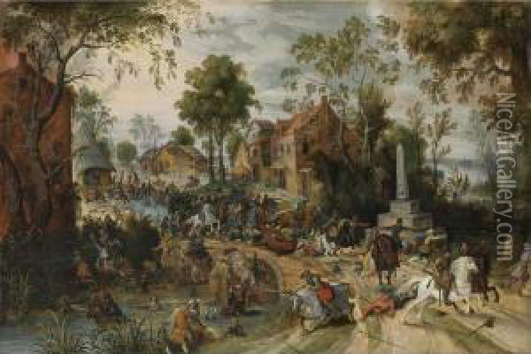 The Battle Of Stadtlohn Oil Painting - Sebastien Vrancx