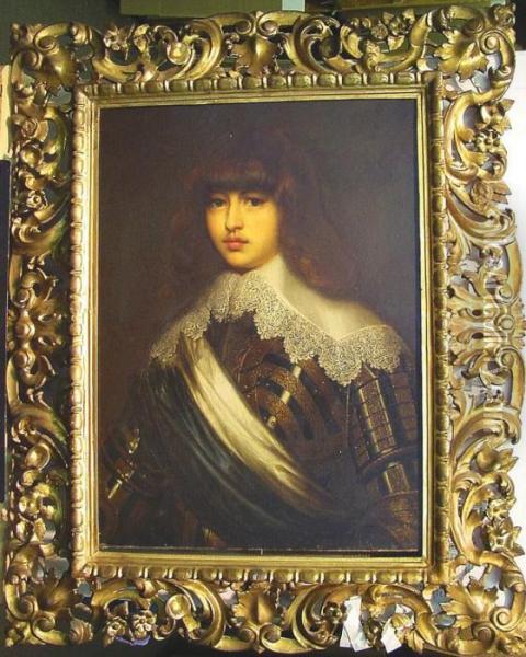 Portrait Of The Prince At Denmark Oil Painting - Justus Sustermans