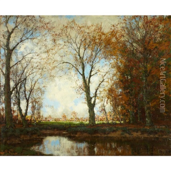 Calm Waters Oil Painting - Arnold Marc Gorter