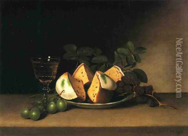 Still Life with Cake Oil Painting - Raphaelle Peale