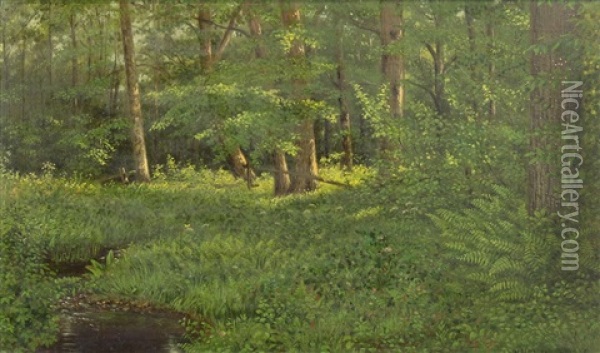 Knee Deep In June, 1887 Oil Painting - Wakeman Holberton