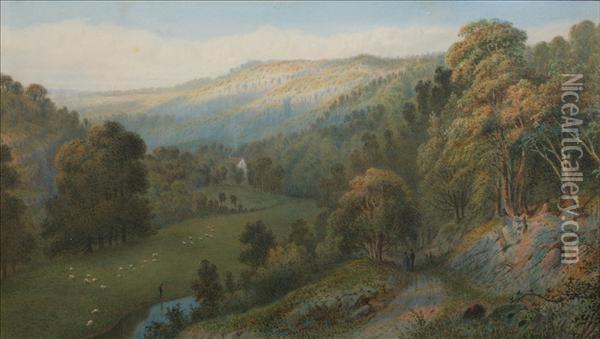 Stapleton Glen Oil Painting - Henry Hewitt