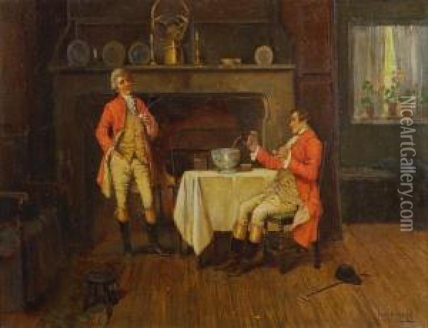 After The Hunt Oil Painting - Edward Percy Moran