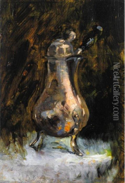 Cafetiere Oil Painting - Henri De Toulouse-Lautrec