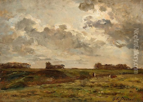 Weite Landschaft Oil Painting - Pierre Georges Dieterle