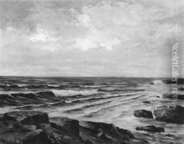 Coast Of Maine Oil Painting - Wilson Henry Irvine