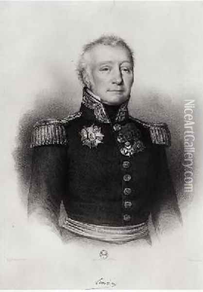 Admiral Linois 1761-1848 Oil Painting - Antoine Maurin