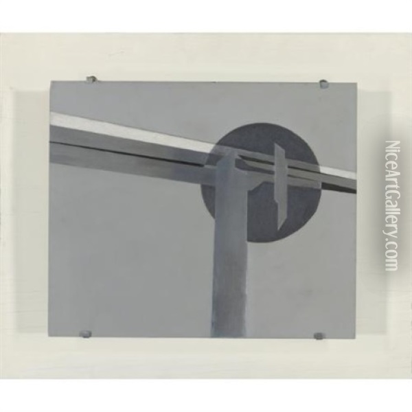 Sil 3 Oil Painting - Laszlo Moholy-Nagy
