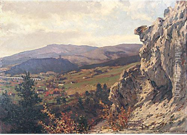 Campagna Austriaca Oil Painting - Karl Ludwig Prinz