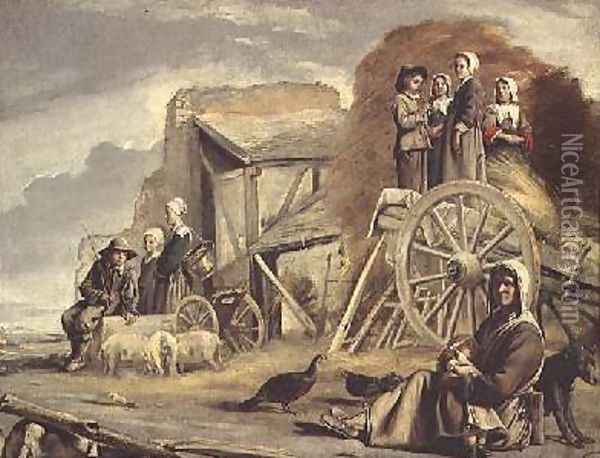 The Haycart or Return from Haymaking Oil Painting - Louis Le Nain