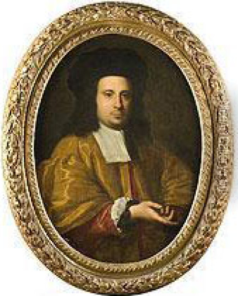 Portrait Eines Venezianischen Oil Painting - Sebastiano Bombelli