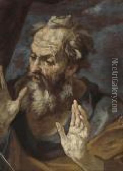 Saint Peter Oil Painting - Guido Reni
