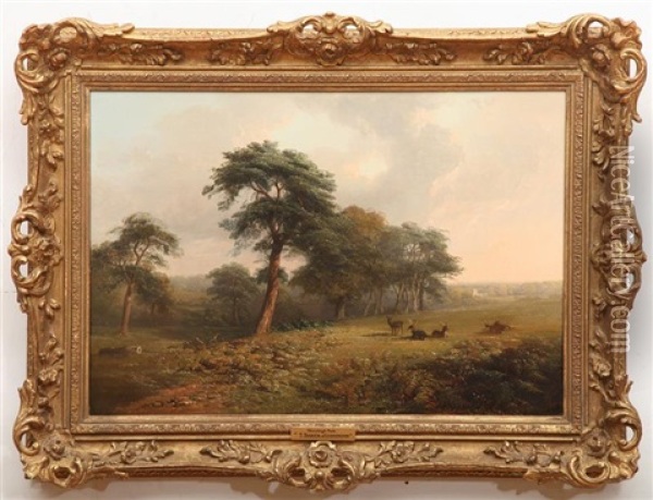 Stoneleigh Park Oil Painting - Thomas Baker