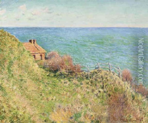 Cabane Des Douaniers Oil Painting - Claude Monet