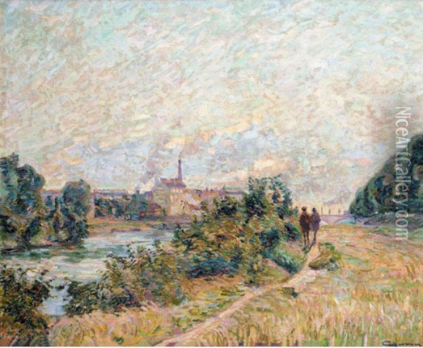 La Pointe D'ivry Oil Painting - Armand Guillaumin