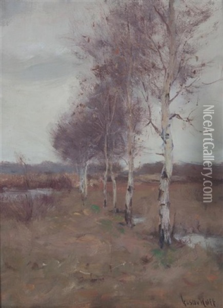 Landscape Oil Painting - Gustav Wolff