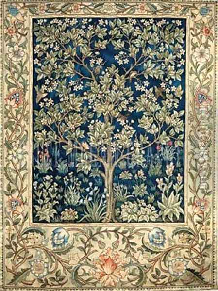 Garden of Delight Oil Painting - William Morris