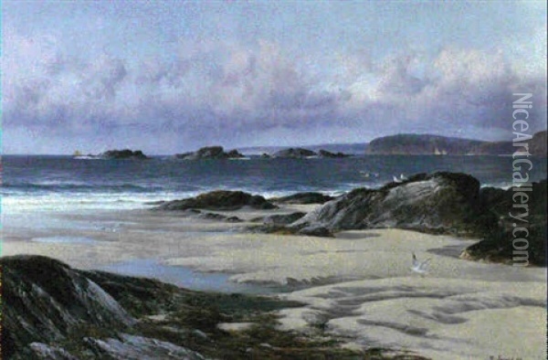 Low Tide Oil Painting - David James