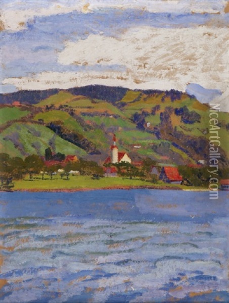 Ober-aegeri Oil Painting - Sigismund Righini