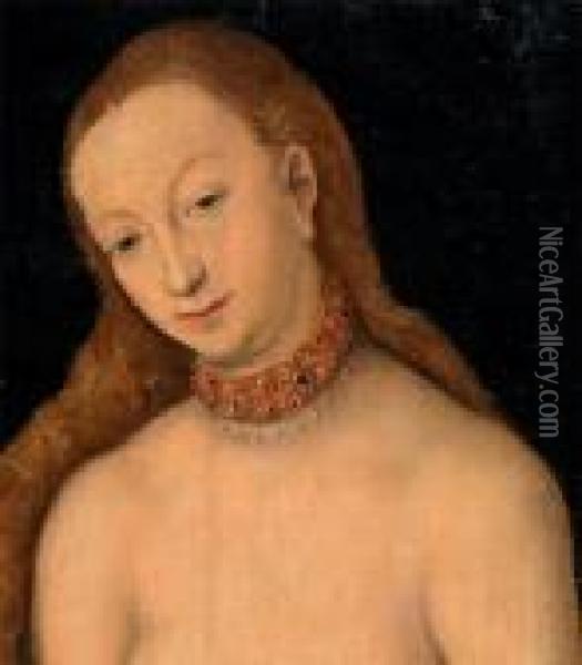 Venus Oil Painting - Lucas The Younger Cranach