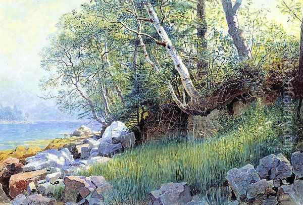 North East Harbor, Maine Oil Painting - William Stanley Haseltine