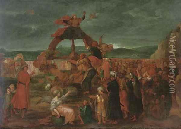 The punishment of Ixion Oil Painting - German School