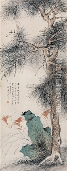 Flowers Oil Painting -  Zhu Angzhi