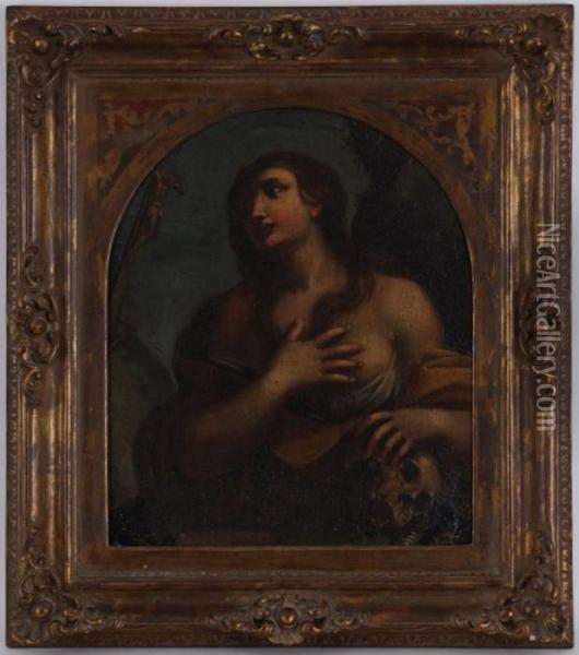 Sainte Marie-madeleine Oil Painting - Guido Reni