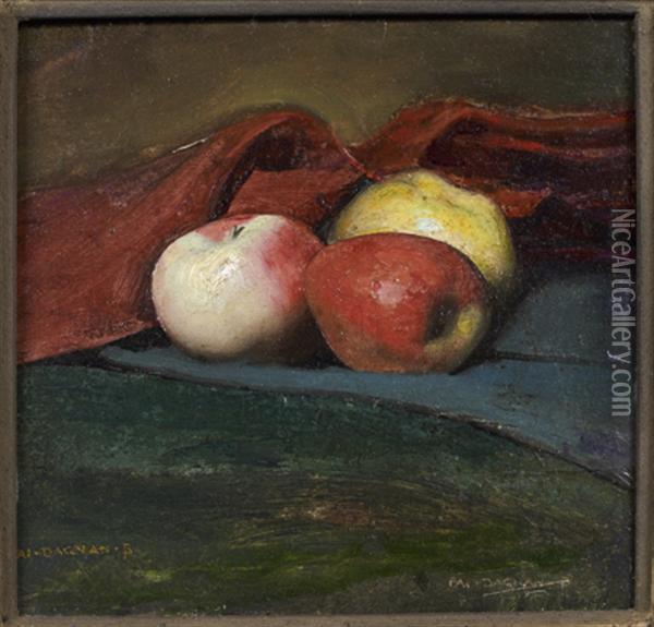 Nature Morte De Pommes Et Poire Oil Painting - Pascal-Adolphe-Jean Dagnan-Bouveret