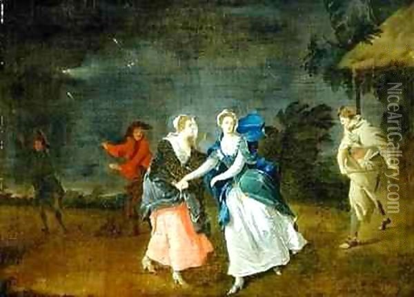 Mrs Cibber as Cordelia Oil Painting - Pieter van Bleeck