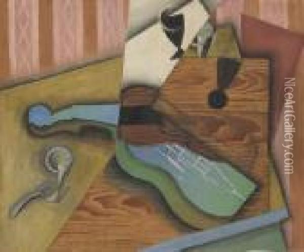 Le Violon
Signe Oil Painting - Juan Gris