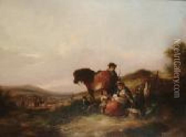 A Rest On The Wayside Oil Painting - William Joseph Shayer