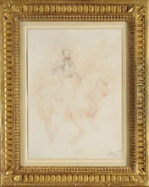Portrait Decharles Quint Oil Painting - Jean-Baptiste Carpeaux