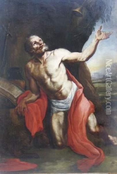 Saint Jerome Oil Painting - Giulia Lama