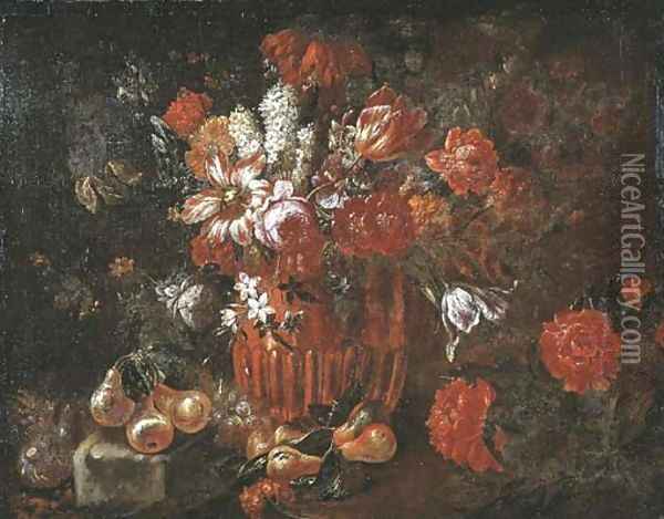 Tulips Oil Painting - Jacobus Melchior van Herck