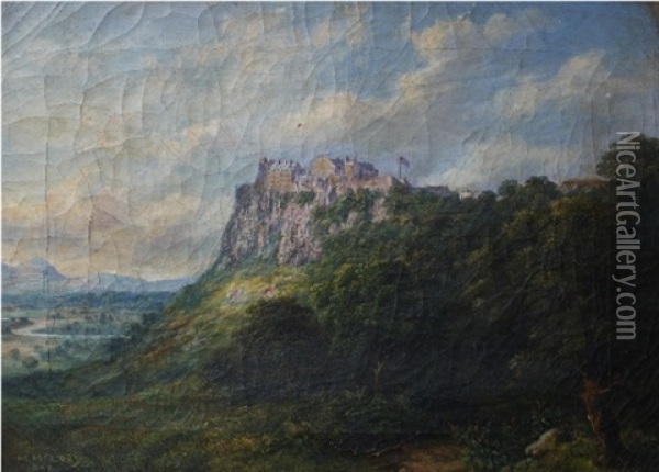 View Of A Castle Oil Painting - McNeil Robert McLeay