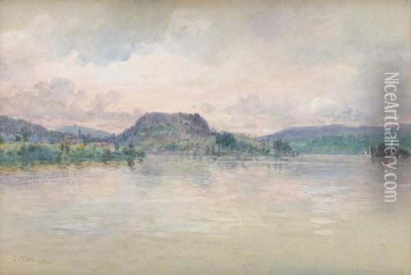 Scorcio Del Lago Oil Painting - Charles James Fox