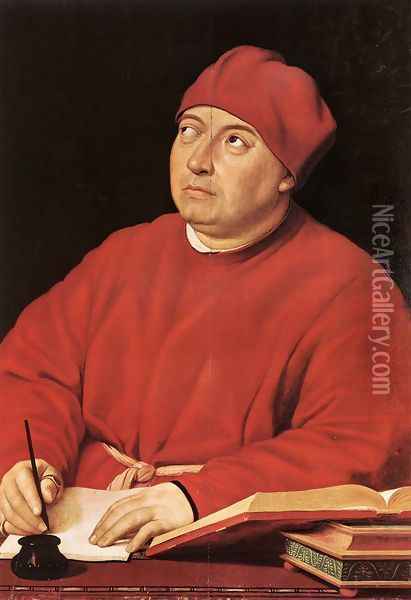 Cardinal Tommaso Inghirami Oil Painting - Raphael