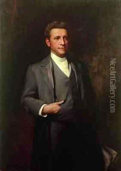William Hesketh Lever 1851-1925 later First Viscount Leverhulme Oil Painting - Sir Samuel Luke Fildes