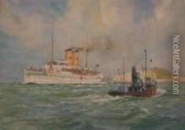The Blighty Boat Oil Painting - William Minshall Birchall
