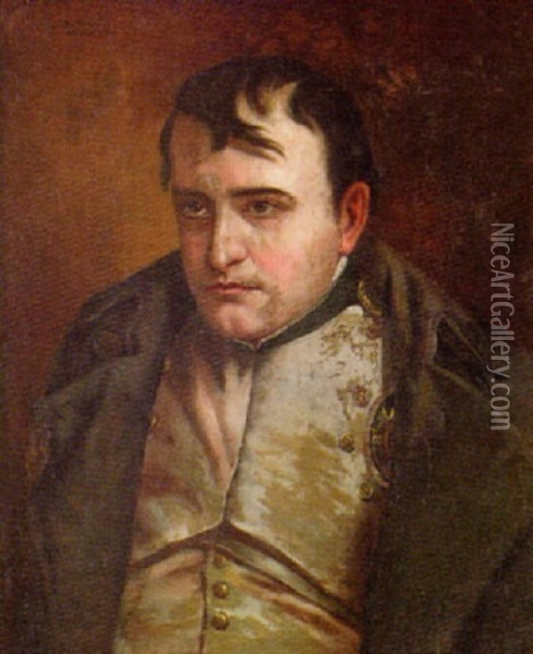 Napoleon Oil Painting - Ludwig Adam Kunz