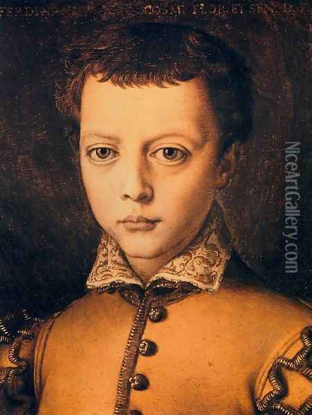 Ferdinando de' Medici Oil Painting - Agnolo Bronzino