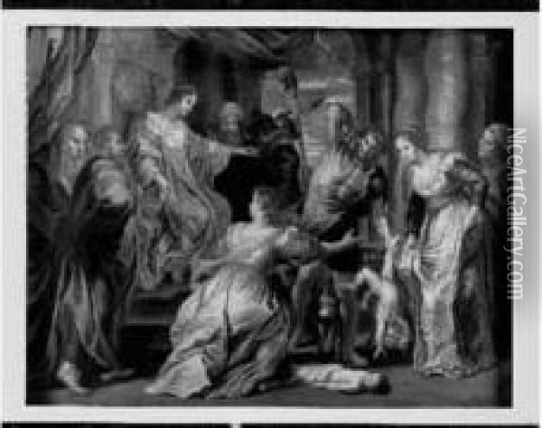 Notre Tableau Est La Reprise De Pierre Paul Rubens Oil Painting - Balthasar Beschey